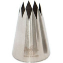 Cornetto stella n 829 in acciaio inox da Decora