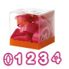 Set 9 tagliapasta numeri grandi 5,2xh2,2 cm in plastica da Decora Set 9 tagliapasta numeri grandi 5,2xh2,2 cm in plastica da Decora