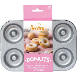ø7 o ø7,5 cm Donuts teglia per ciambelle o ciambelline acciaio antiaderente Decora