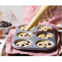 Teglia Donuts per ciambelle da 7,5 cm in acciaio antiaderente Decora