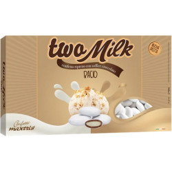 Two Milk Bacio, confetti bianchi Maxtris con doppio cioccolato da 1 kg