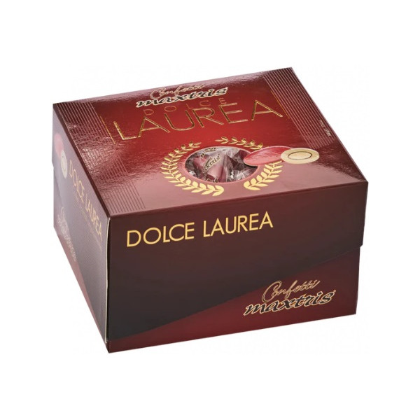 Dolce Laurea Rossi 500 g confettati rossi Maxtris incartati singolarmente in vassoio da 500 g