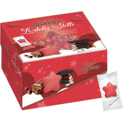 Le Dolci Stelle Rosso confetti rossi Maxtris incartati in vassoio 500 g