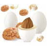 Maxtris Amaretto confetti bianchi 1Kg: confetti cioco-mandorla in confezione da Kg 1 Maxtris Amaretto confetti bianchi 1Kg: confetti cioco-mandorla in confezione da Kg 1