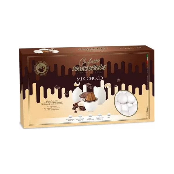 Maxtris Mix Choco confetti bianchi 1Kg