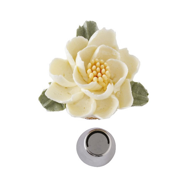 Cornetto Petalo Grande n 4 per fiori 3D diretti in acciaio inox Ø 3,7 x 4 cm da Decora