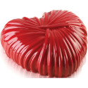 Lovely 1200 Silikomart: stampo in silicone bianco cuore intrecciato di 182x173xh68 mm con cutter