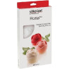 Rosa 145 Silikomart: stampo in silicone bianco per 6 rose di ø7xh5,5 cm