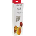 Stampo gelato Mul3D Egg per 5 Uova 3D da 100 ml  in silicone Top White da Silikomart
