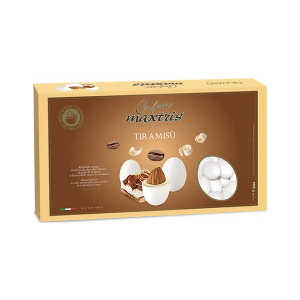 Maxtris Tiramisù confetti bianchi 1 Kg ideali per confettata