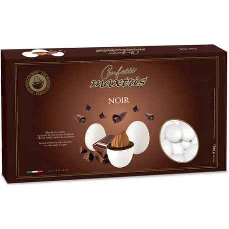 Maxtris Noir confetti bianchi da 1 Kg, ideali per confettata Maxtris Noir confetti bianchi da 1 Kg, ideali per confettata