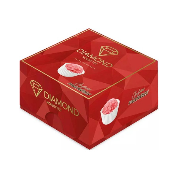 Vassoio Diamond Noisettes Rosso Maxtris confetti rossi 500 g