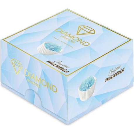 Vassoio Diamond Noisettes Celeste Maxtris confetti celesti 500 g Vassoio Diamond Noisettes Celeste Maxtris confetti celesti 500 g