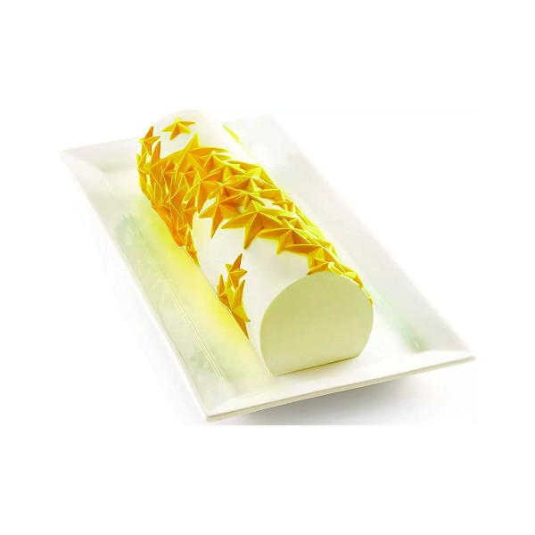 Starlight Bûche Silikomart kit stampo per semifreddi tronchetto stelle luminose