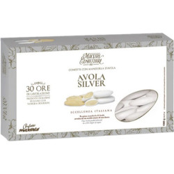 Avola Silver Bianco confetti bianchi Maxtris a mandorla 1 kg