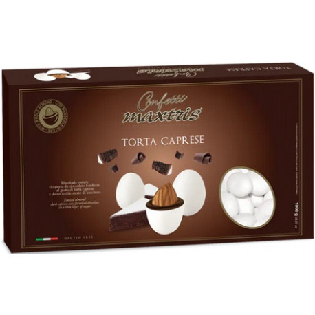 Maxtris Torta Caprese confetti bianchi 1 Kg Maxtris Torta Caprese confetti bianchi 1 Kg