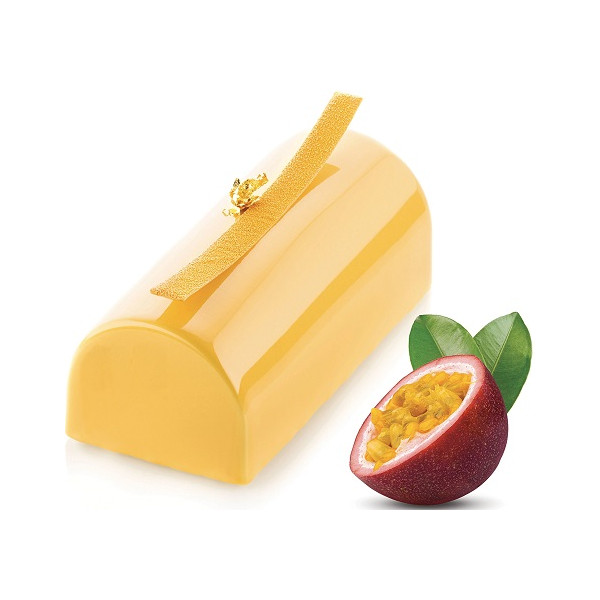 Sleek Log 800 Silikomart stampo mezzo tronchetto elegante in silicone 18x8xh6,5 cm