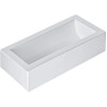 Buche Silikomart stampo tronchetto tortaflex silicone bianco 25 x 9 x h 7 cm