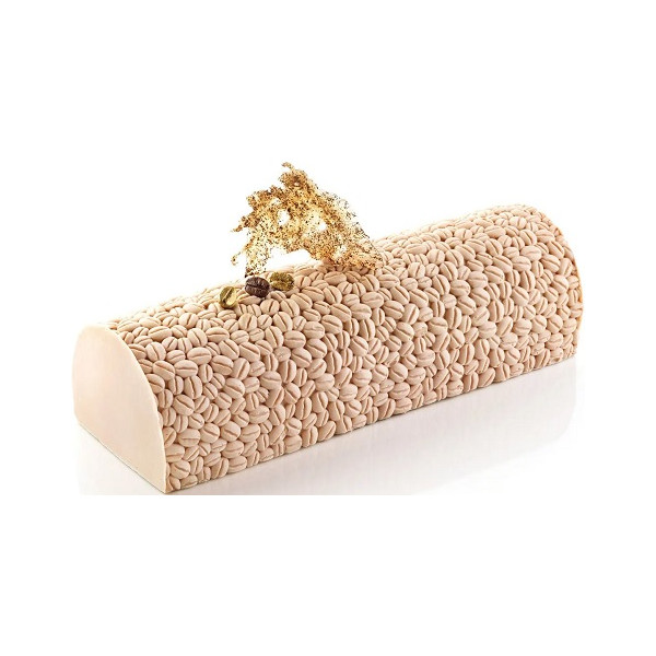Coffee Buche Silikomart kit stampo per semifreddi tronchetto chicchi di caffè