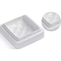 Matelassé Silikomart stampo silicone torta trapunta quadrata da 16 cm