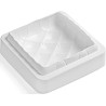 Matelassé Silikomart stampo silicone torta trapunta quadrata 16 cm Matelassé Silikomart stampo silicone torta trapunta quadrata 16 cm