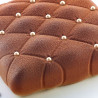 Matelassé Silikomart: stampo in silicone bianco per torta trapunta quadrata 16x16xh5,3 cm Matelassé Silikomart: stampo in silicone bianco per torta trapunta quadrata 16x16xh5,3 cm