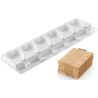 Stampo Mini Heart-IC da Silikomart, set 2 Stampi mini gelati Cuore Mini o + 2 Vassoi + 100 bastoncini Stecco in legno Stampo Mini Heart-IC da Silikomart, set 2 Stampi mini gelati Cuore Mini o + 2 Vassoi + 100 bastoncini Stecco in legno