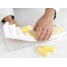 Stampo Gelato Mini Chic Silikomart GEL05M – 2 Stampi in Silicone + 2 vassoi 12×40cm + 100 Mini Stecco