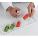 Stampo Gelato Mini Chic Silikomart GEL05M – 2 Stampi in Silicone + 2 vassoi 12×40cm + 100 Mini Stecco