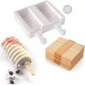 Kit 2 stampi per gelato Tango in silicone da Silikomart