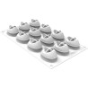 Nebula 30 Silikomart stampo in silicone bianco 5,1x3,7xh3,2 cm Nebula 30 Silikomart stampo in silicone bianco 5,1x3,7xh3,2 cm