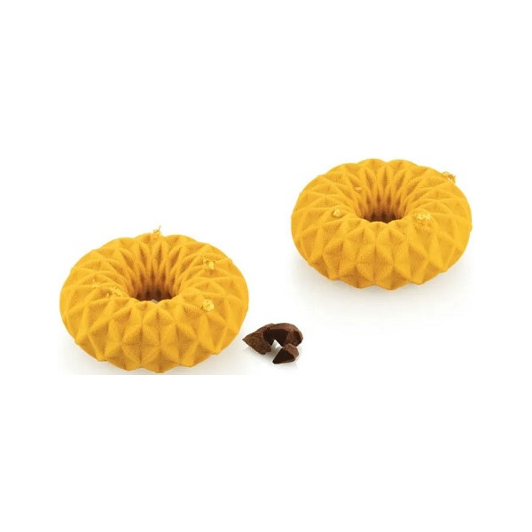 Kaleido 75 Silikomart in silicone per ciambelle monoporzioni di diametro 7,5 cm da Silikomart