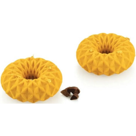 Kaleido 75 Silikomart in silicone per ciambelle monoporzioni di diametro 7,5 cm da Silikomart