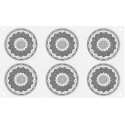 Kaleido 75 Silikomart in silicone per ciambelle monoporzioni di diametro 7,5 cm da Silikomart