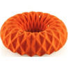 Kaleido 110 Silikomart stampo ciambella in silicone per torta da 19xh6 cm, decorata con intreccio geometrico