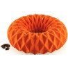 Kaleido 110 Silikomart stampo ciambella in silicone per torta da 19xh6 cm, decorata con intreccio geometrico