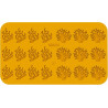 Corallo Silikomart stampo in silicone giallo Linea Naturae Corallo Silikomart stampo in silicone giallo Linea Naturae