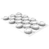 Charlotte XS 16 Silikomart stampo in silicone bianco per 18 mini Charlotte 16 ml da 38xh18mm