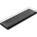 Small total i-gloo nero Silikomart set coperchio trasparente e vassoio nero 39x10,9xh3,2 cm