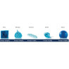 Dosaggio per idro Color Blu Silikomart colorante idrosolubile in polvere