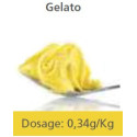 Dosaggio gelato per Idro Color Yellow Silikomart colorante idrosolubile in polvere giallo