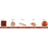 Dosaggio Idro Color Brown Silikomart: colorante idrosolubile in polvere marrone