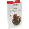 Stone 85 Silikomart: stampo in silicone per 8 monoporzioni a forma di pietra levigata di ø6,5xh3 cm Stone 85 Silikomart: stampo in silicone per 8 monoporzioni a forma di pietra levigata di ø6,5xh3 cm