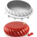 Samurai 600 Silikomart stampo in silicone per torte da 14,5xh4,3 cm