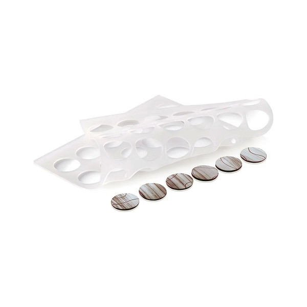 Round Chablon Silikomart 2 stampi per 42 Chablon tondi diametro 3 cm