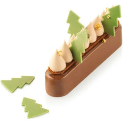 Chablon Tree Silikomart set 2 stampi per 72 decorazioni albero da 3,5 cm