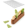 Chablon Tree Silikomart set 2 stampi per 72 decorazioni albero da 3,5 cm Chablon Tree Silikomart set 2 stampi per 72 decorazioni albero da 3,5 cm