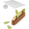 Chablon Tree Silikomart set 2 stampi per 72 decorazioni albero da 3,5 cm Chablon Tree Silikomart set 2 stampi per 72 decorazioni albero da 3,5 cm