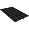 Donuts Silikomart 28 ciambelle medie ø70 h32 mm stampo silicone 60x40