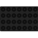 Donuts Silikomart 28 ciambelle medie ø70 h32 mm stampo silicone 60x40